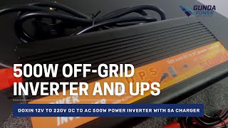 Pure Sine Wave 500W Off-Grid Inverter With UPS Charger