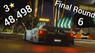 3⭐ - 48.498 | Jaguar XJR-9 Grand Prix - Final Round 6 [ Nighttime Thrills ] -Asphalt Legends