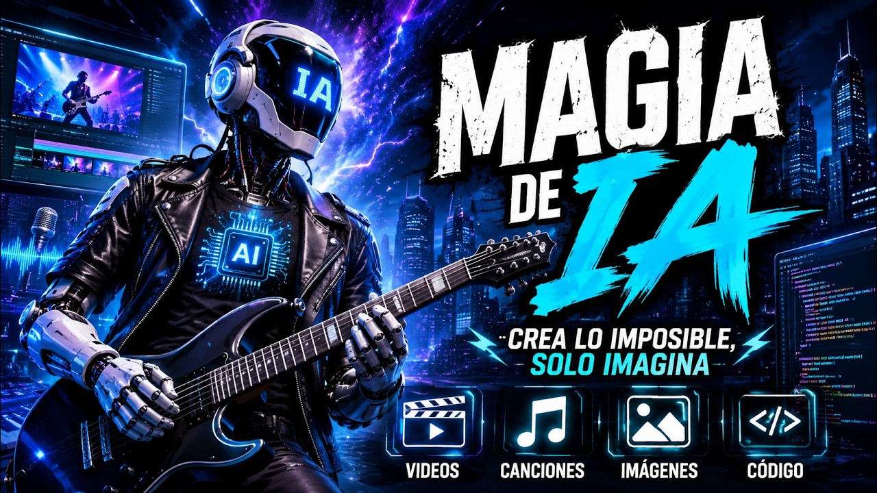 MAGIA DE IA ?? | Rock Electrónico Futurista sobre el Poder de la Inteligencia Artificial
