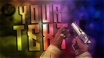 FREE CS:GO Thumbnail Template