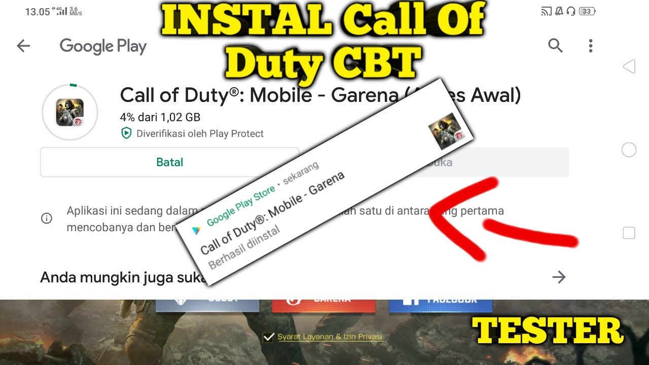 HOW TO DOWNLOAD CALL OF DUTY MOBILE CBT - 