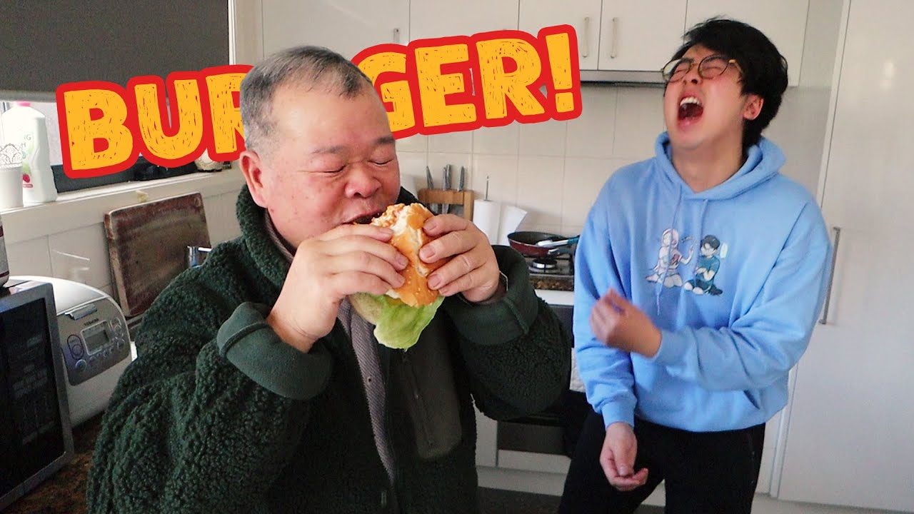 We cook Aussie burgers with my Vietnamese Dad