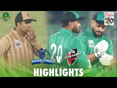 Full Highlights | Rawalpindi vs Hyderabad | Match 24 | National T20 Cup 2025 | PCB | M2L1A