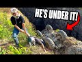 He CRASHED My FOUR-WHEELER! *SENDING OFF CLIFF*