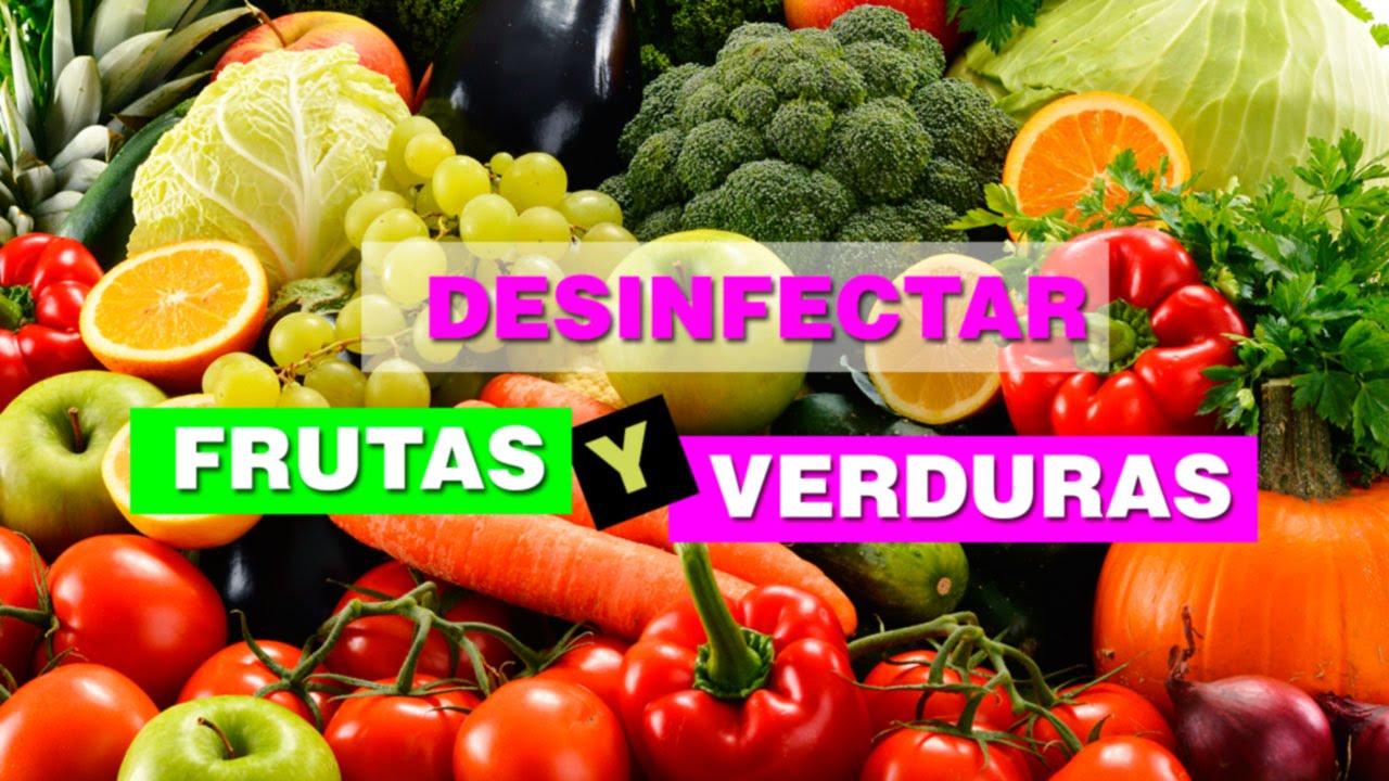 Desinfectante natural para frutas y verduras - YouTube