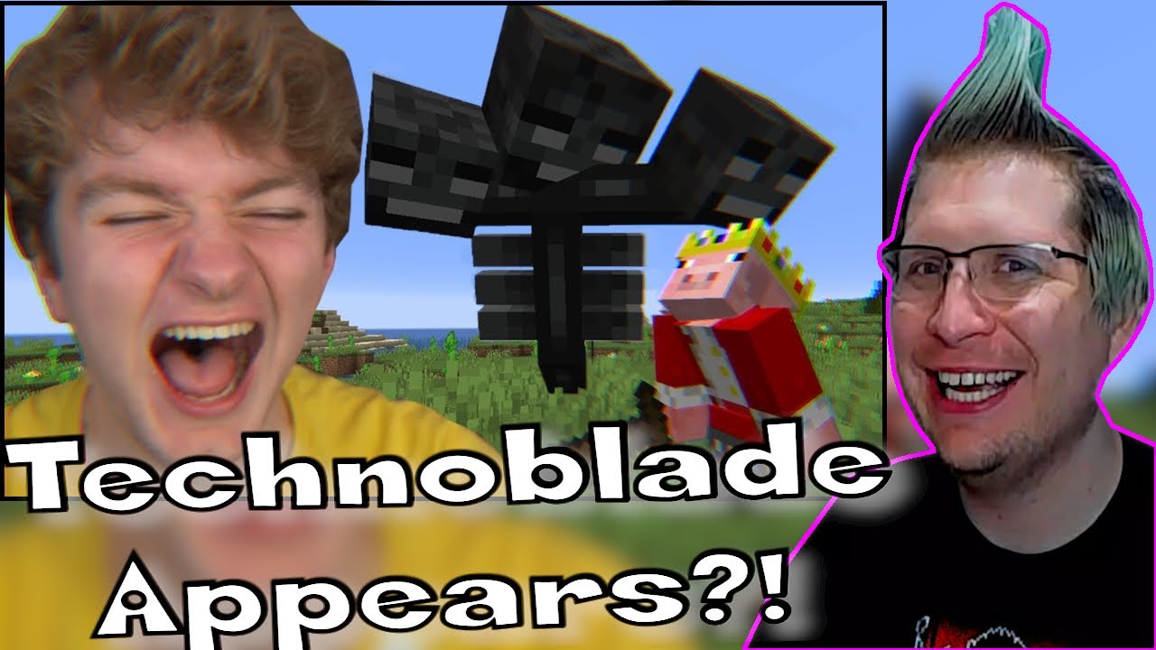 Minecraft, But My Friend Is A Wither Reaction! Technoblade's Debut...