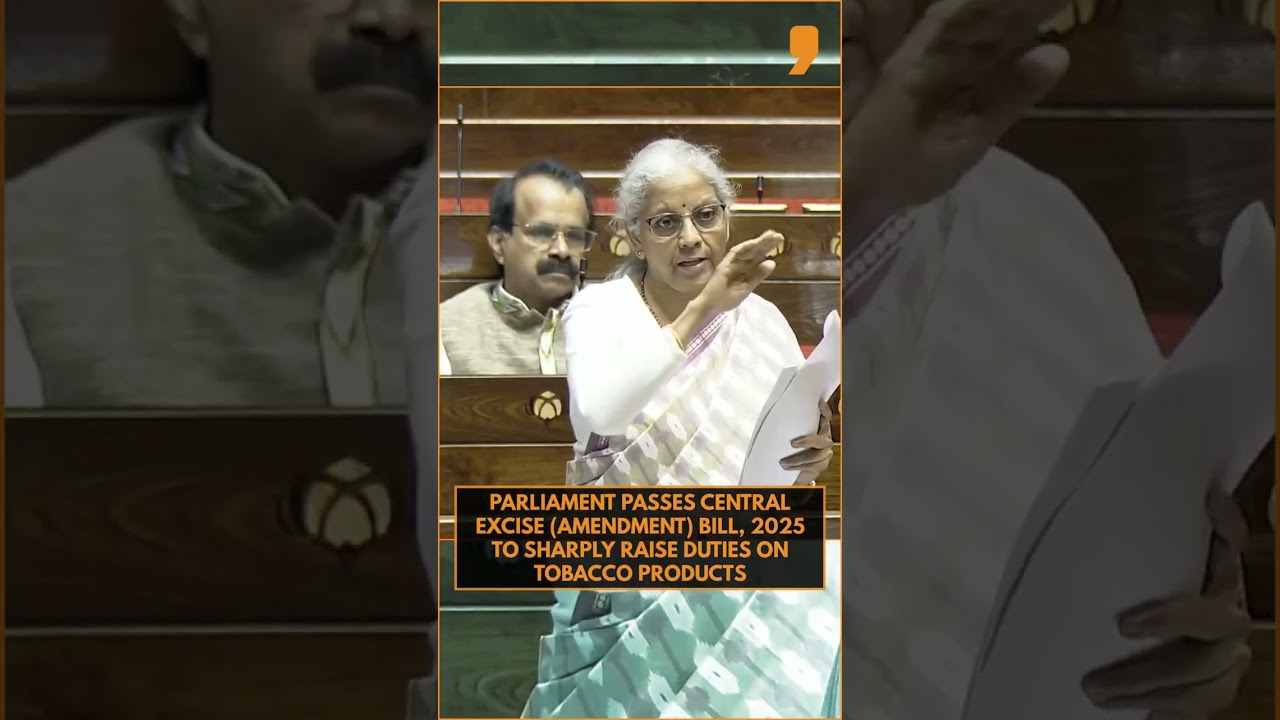 Parliament Passes Big Tobacco Tax Hike Bill | Cigarette Duty Jumps Up to  ₹11,000 | News9