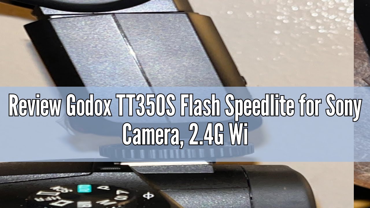 Godox TT350S 2.4G TTL Flitser – Compact En Licht, HSS Tot 1/8000s – Voor Sony Camera's – GN36, 210 Flitsen Per Batterijlading