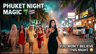 Patong Beach Road 🇹🇭 | Nightlife Under Coconut Trees 🌴| Madam Wrong 😳 | You Won’t Believe This Scene