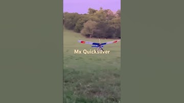 Mx Quicksilver landing in field