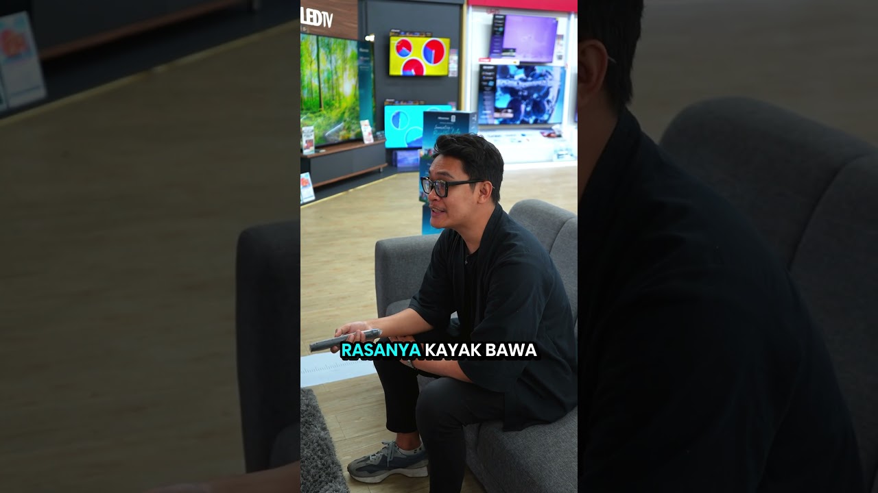 Kirain cuma proyektor biasa… ternyata vibe-nya kayak bioskop di rumah 😮✨