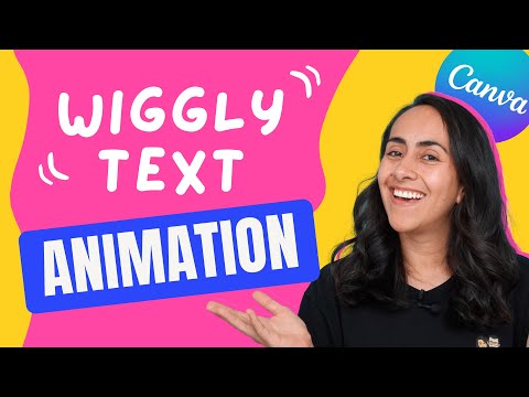 How to Make a WIGGLY TEXT Animation - FREE & EASY