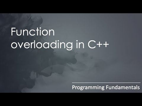 C++ Tutorial for Beginners | Function overloading in C++ - YouTube