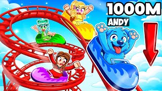 I Became A DOG And Built The HIGHEST ROLLER COASTER EVER…! screenshot 5