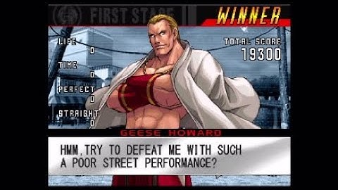 KOF 98 UM N.Geese Howard Combo Video Highest Damage