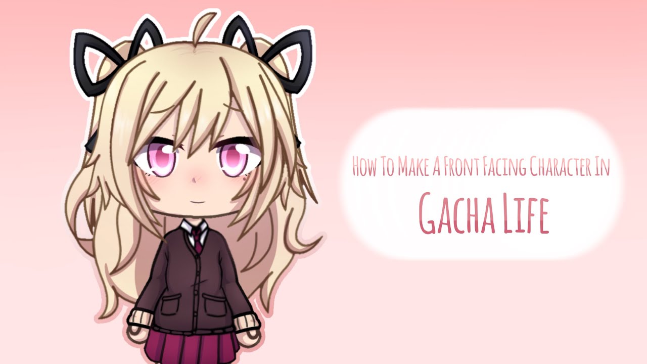 Gacha Life Front Facing Eyes Brown