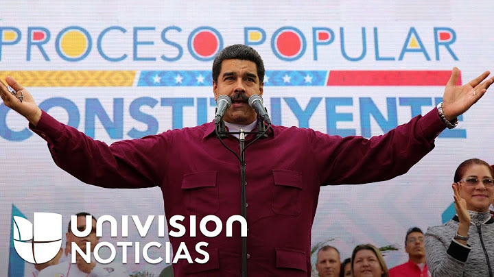 Nicolás Maduro responde a sanciones impuestas por Washington al supremo venezolano