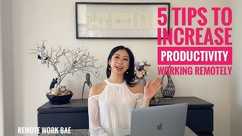 5 Tips for Increasing Productivity while Working Remotely