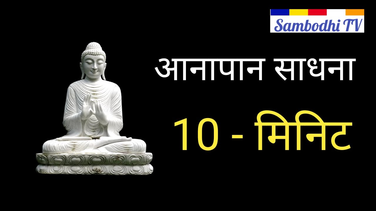 आनापान साधना ▪️Hindi ▪️ हिंदी : दस मिनट