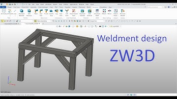 ZW3D Exercise 53 - Weldment design
