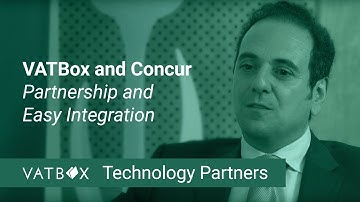 VATBox and Concur - partnership and easy integration