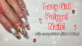 Download Lagu POLYGEL NAILS! LAZY GIRL METHOD QUICK \u0026 EASY | MAKARTT MERMAID GLITTER POLYGEL MP3