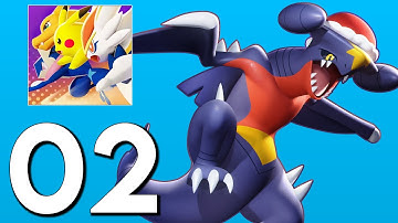 Pokemon Unite Mobile - Gameplay Walkthrough Part 2 - 3v3 Battle Garchomp (iOS, Android)