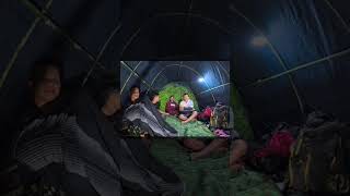 Camping in the rain #camping #bushcraft #outdoor #ASMR #rainsound
