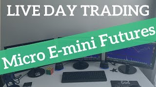 Live Day Trading Micro E-mini Futures- MNQ Nasdaq