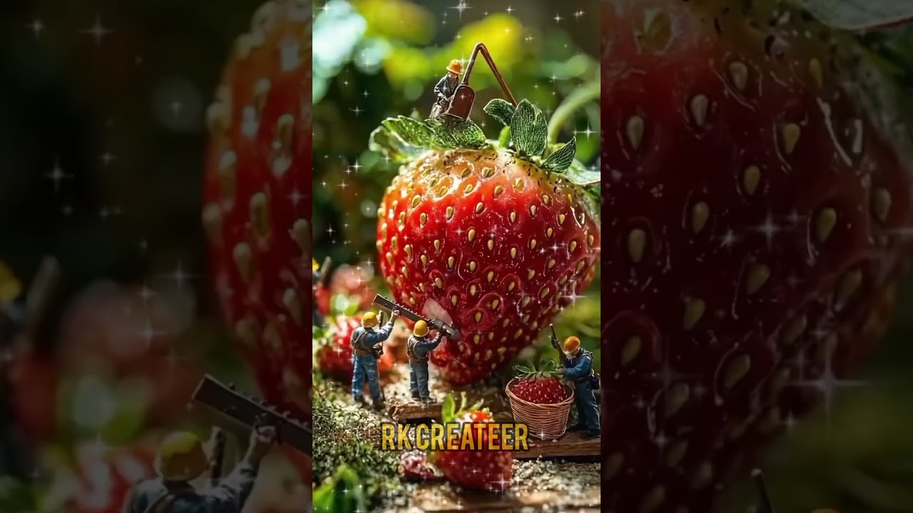 Miniature food workers video tutorial