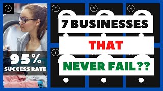 Businesses that Never Fail? 7 Businesses with Amazingly Low Failure Rates [Backed by Data]