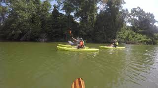Kayaking with Ronald and family 2019