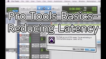 Pro Tools Basics 03: How to Reduce Latency/Delay in Pro Tools