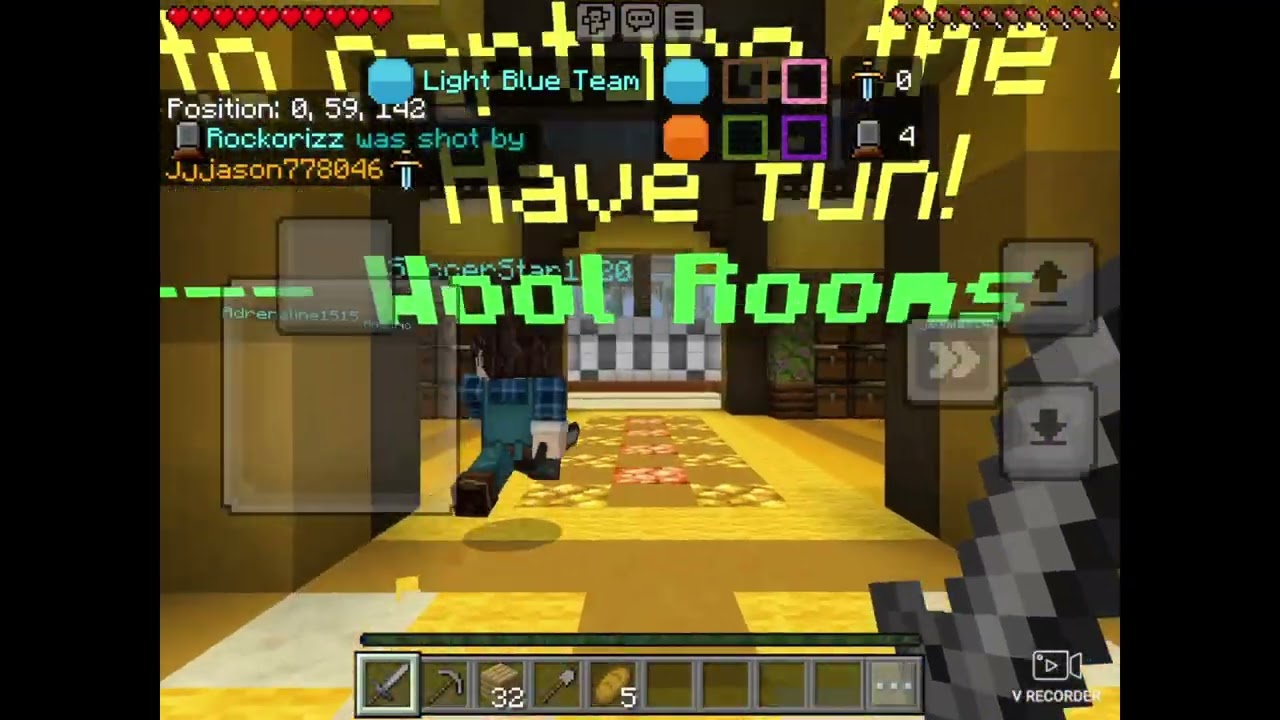 Playing capture the wool with Sam