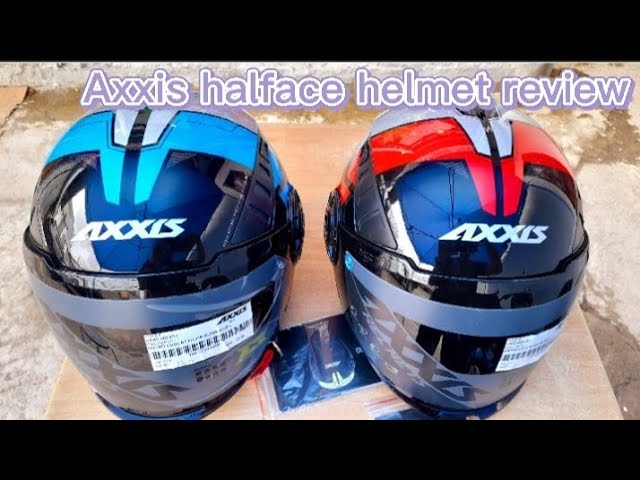 Axxis Half face Helmet Review - YouTube