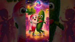 Funny Human Face !! Vegetables Talking Veggies Dance | Mini Fruit Ai generate #aishorts #funny