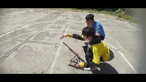 thí nghiệm chuyển động ném xiên