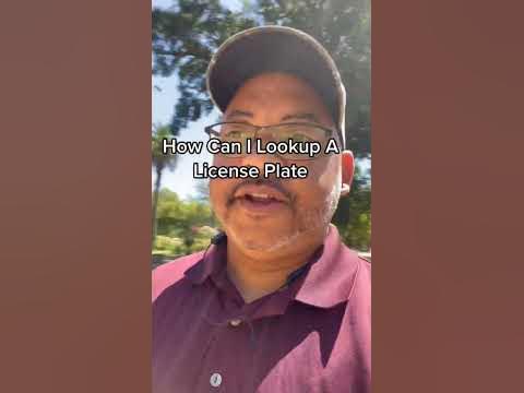 How Can I Lookup A License Plate? #dmv - YouTube