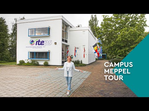 Lea shows you around our beautiful and cosy campus in Meppel - NHL Stenden
