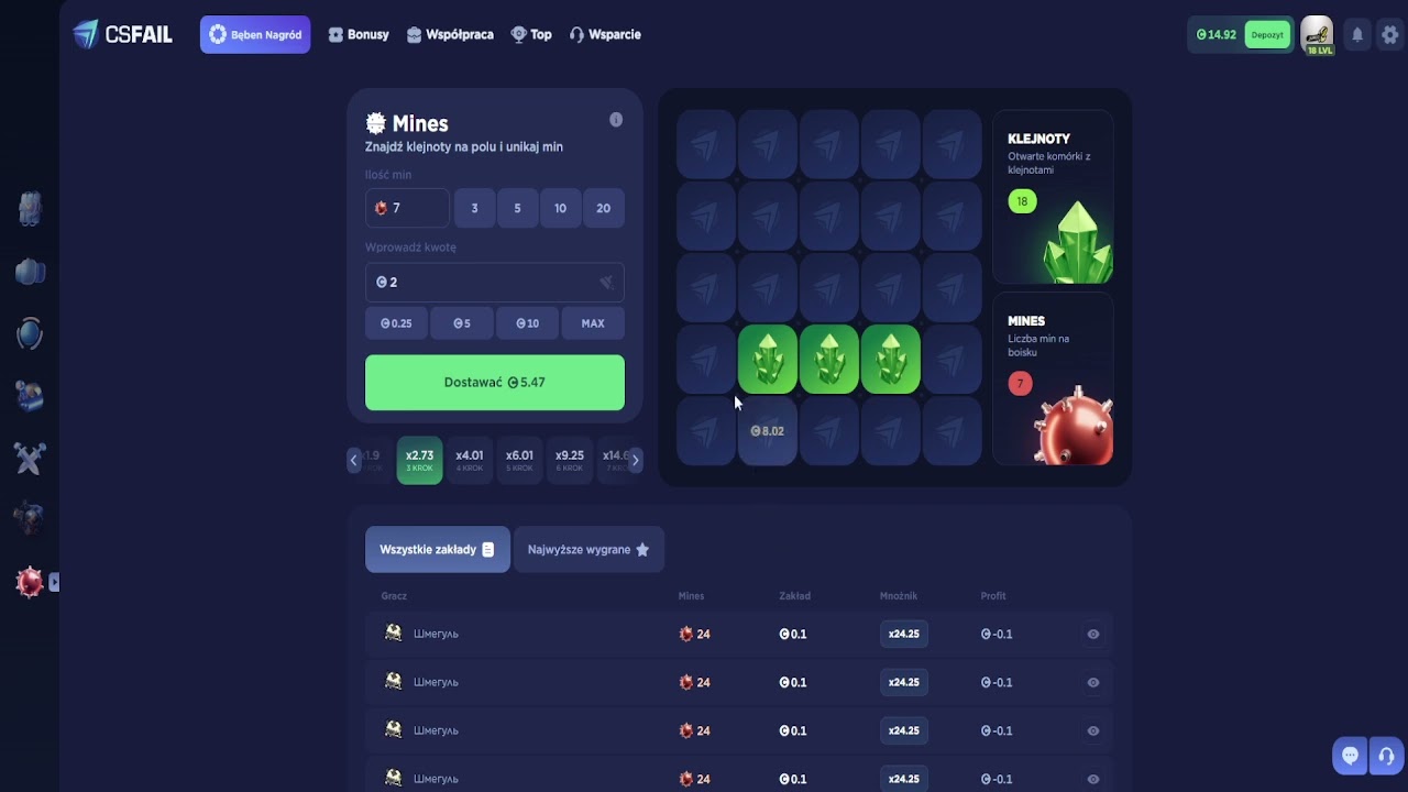 CSFail- lecimy z minami   