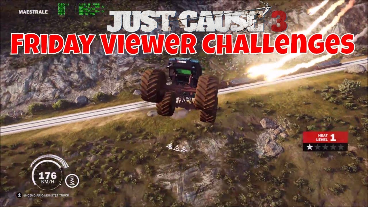 just cause 4 mods Just Cause 3 Friday Viewer Challenges