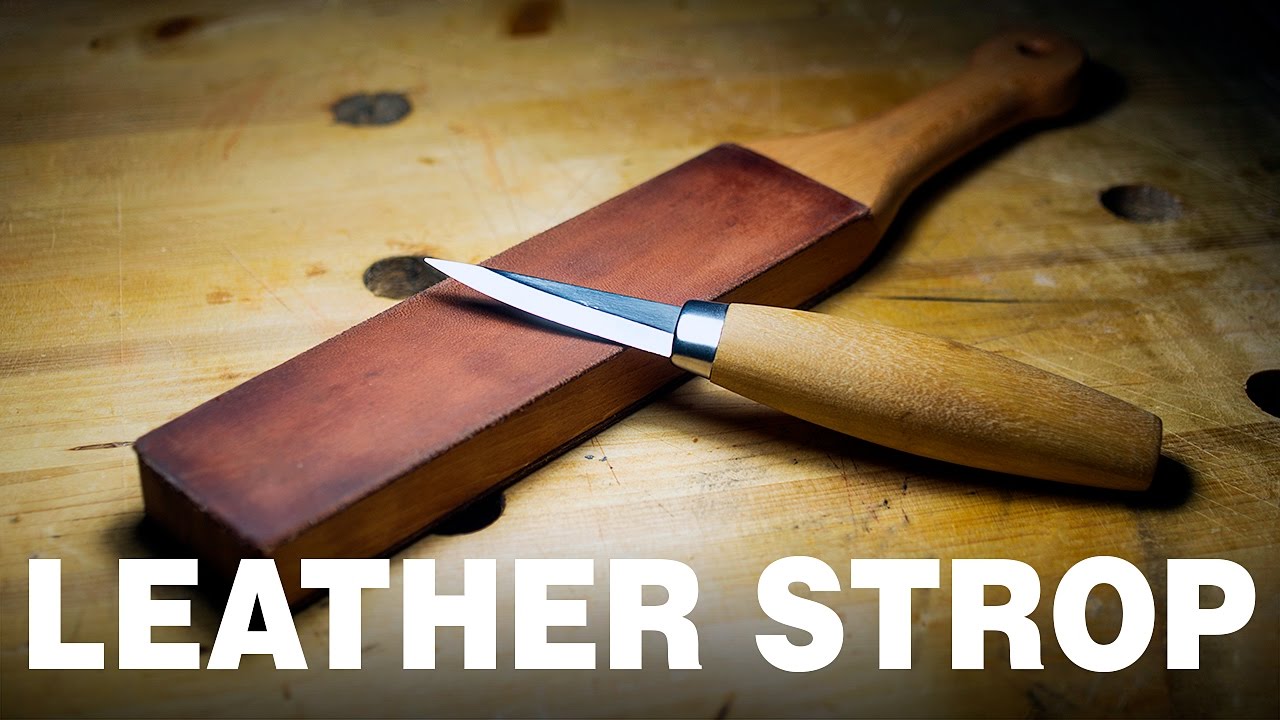 How to make a Leather Strop  Razor sharp knife 