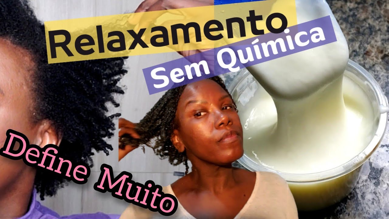 RELAXAMENTO CASEIRO PARA CABELOS CRESPOS e CACHEADOS  -  Definir e Abrir os cachos de forma Natural