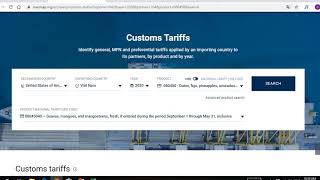 Video 2  Using Macmap in international market research