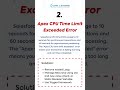Best ways to resolve exceptions in Salesforce