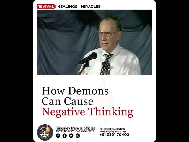 How Demons Can Cause Negative Thinking class=