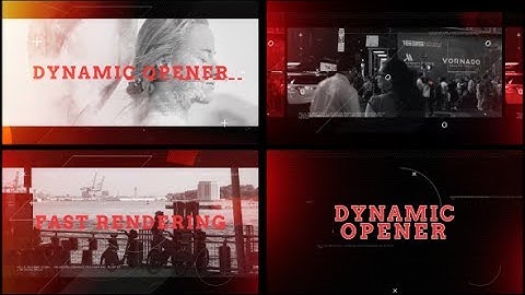 Dynamic Opener ( After Effects Project Files)