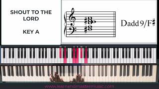 Shout to the Lord Piano Breakdown