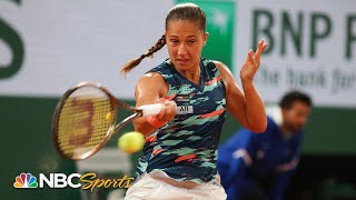 2022 French Open Round 1: Diane Parry vs. Barbora Krejcikova | HIGHLIGHTS | 5/23/2022 | NBC Sports