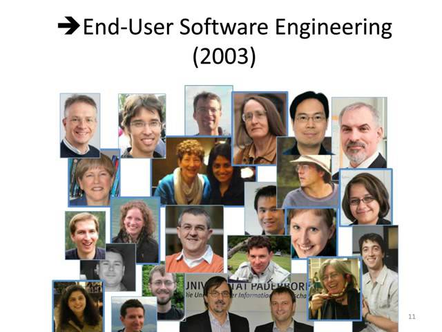 "End-User Software Engineering: Beyond the Silos," Margaret Burnett, SIGSOFT